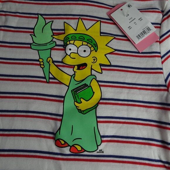 The Simpsons Lisa Youth Shirt Size XS - Picture 2 of 7